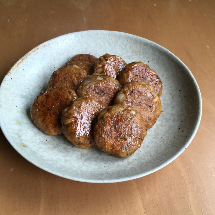 いわし缶と豆腐のハンバーグ